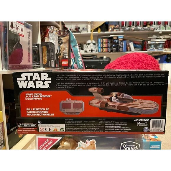 STAR WARS Air Hogs X-34 Land Speeder Remote Control New Sealed - Picture 6 of 7
